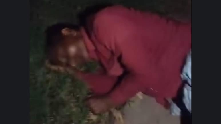 Drunk School Teacher Found Lying On Road In Madhya Pradesh, Video Goes Viral Drunk School Teacher Found Lying On Road In Madhya Pradesh, Video Goes Viral