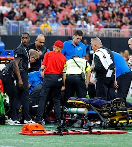 Lions Morice Norris Hospitalized After Scary Injury, NFL Pre-Season Game Suspended