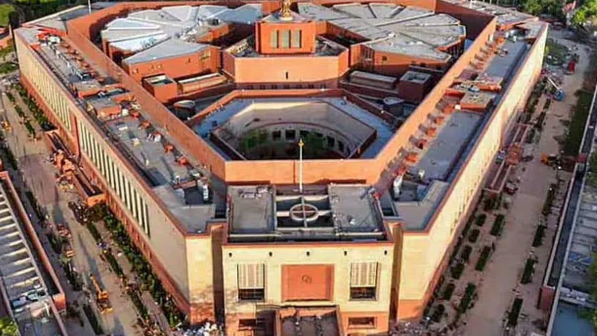 Security Breach At Parliament, Intruder Scales Wall, Caught By Security