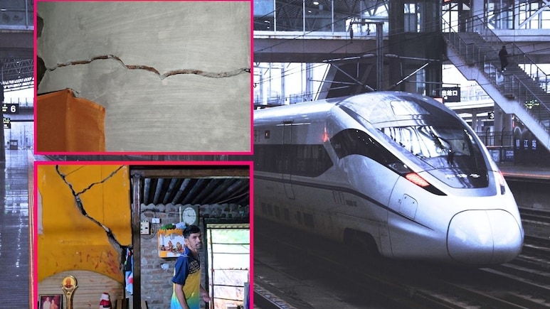 Bullet Train: बुलेट ट्रेनमुळे पालघरकरांची डोकेदुखी वाढली; भूकंपासारखी स्थिती, घरांना तडे Bullet Train: बुलेट ट्रेनमुळे पालघरकरांची डोकेदुखी वाढली; भूकंपासारखी स्थिती, घरांना तडे