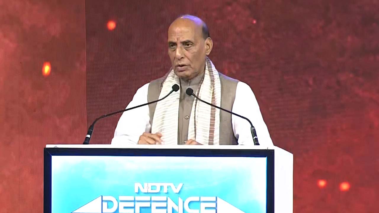 "Making All Warships In India": Rajnath Singh's Self-Reliance Message At NDTV Defence Summit