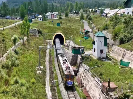 600 Kilometres In 18 Hours: First Freight Train Reaches Kashmir's Anantnag