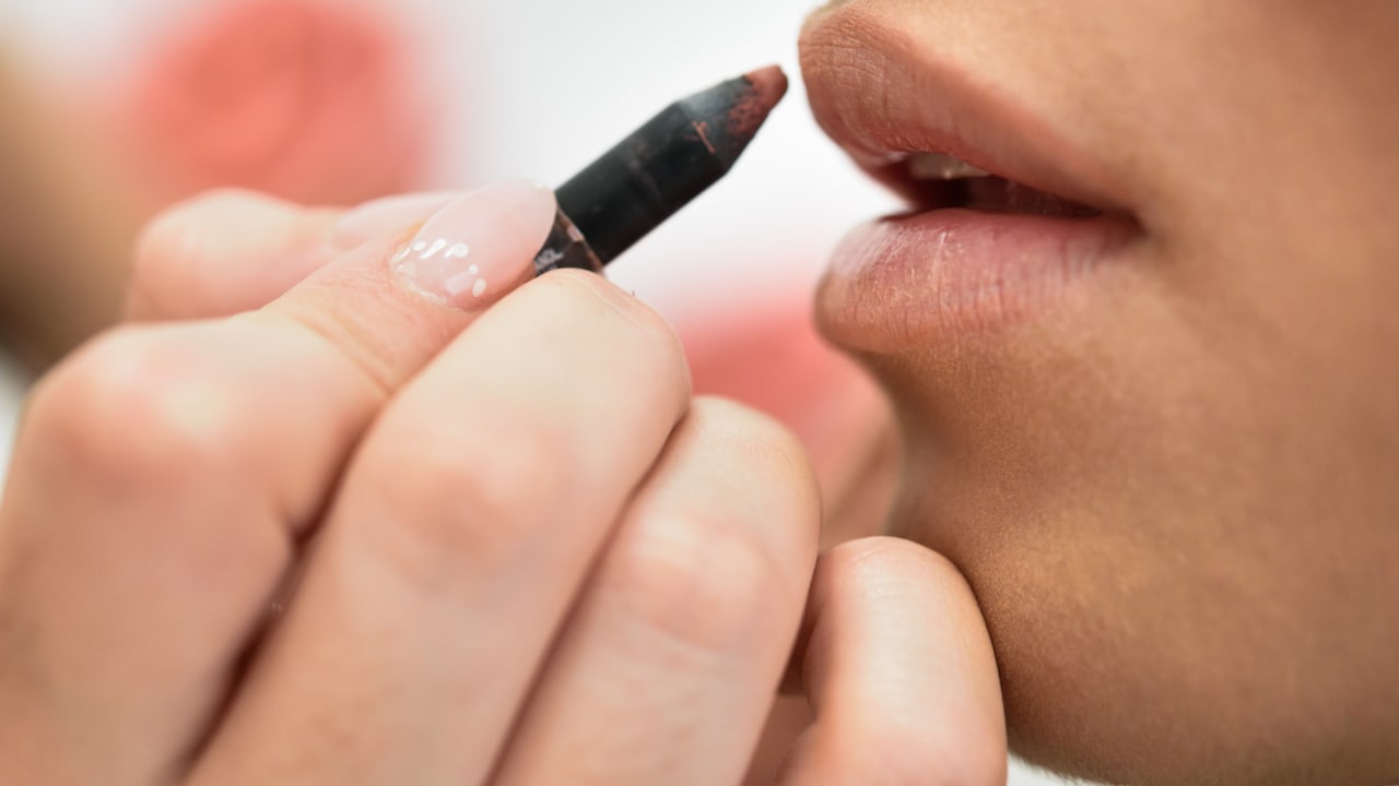 Lip crayons offer great coverage and precision