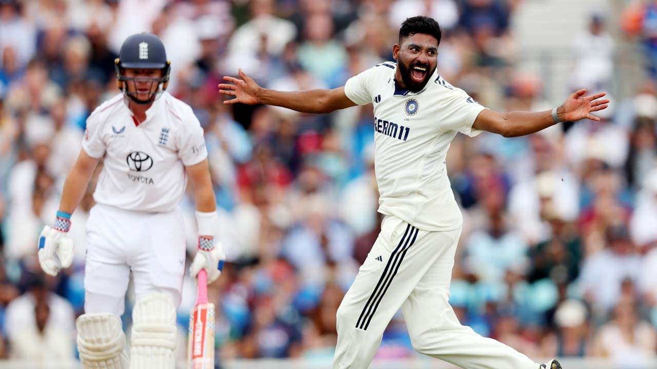 Siraj Castles Atkinson, Clinches Stunning Win For India In 5th Test