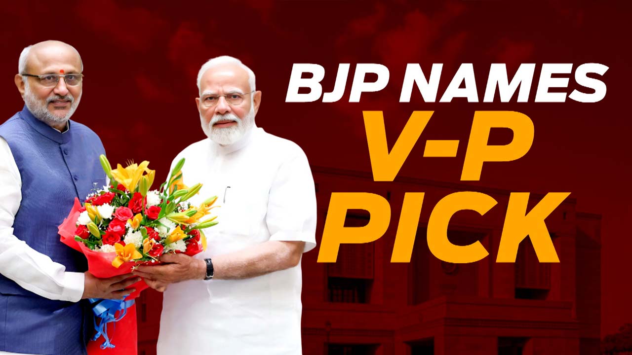 Video: NDA Picks Maharashtra Governor CP Radhakrishnan As Vice President Candidate