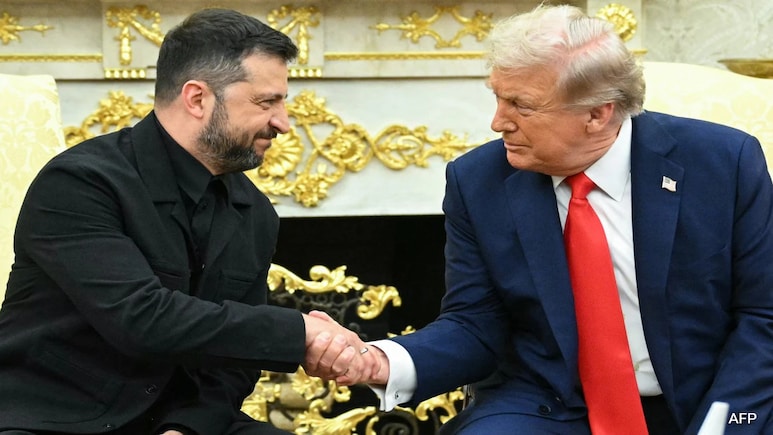 Zelensky Says "Best" Conversation Yet With Trump At White House Zelensky Says "Best" Conversation Yet With Trump At White House