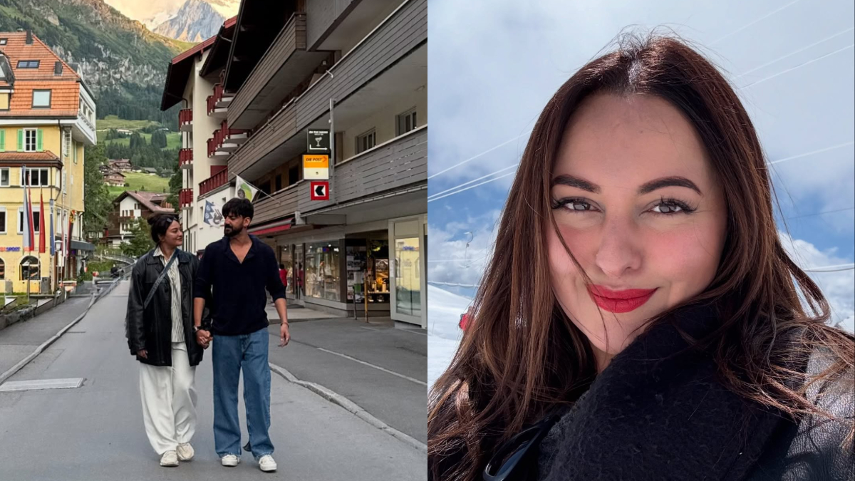 Sonakshi Sinha Calls Swiss Cable Car Ride A "Local Train Situation" In New Travel Vlog