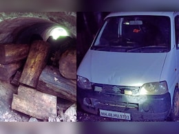 खैर तस्करीचे सत्र सुरूच; वनविभागाने मुंबई-अहमदाबाद महामार्गावरील मोठी तस्करी उधळली