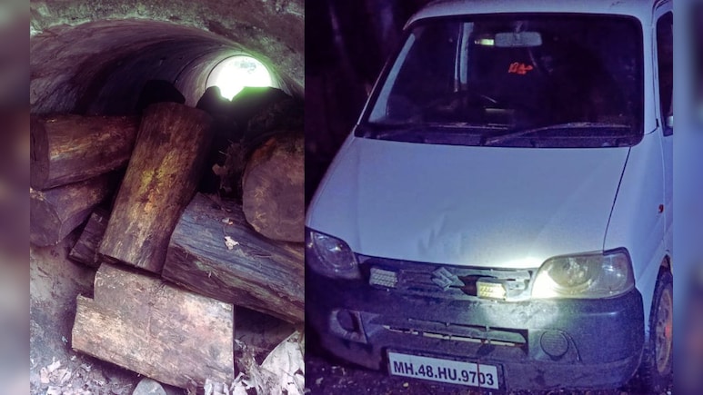 Palghar News : खैर तस्करीचे सत्र सुरूच; वनविभागाने मुंबई-अहमदाबाद महामार्गावरील मोठी तस्करी उधळली