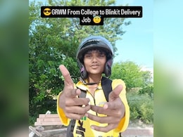 Viral: College Student Shares GRWM Video For Blinkit Job, Wins Hearts Online