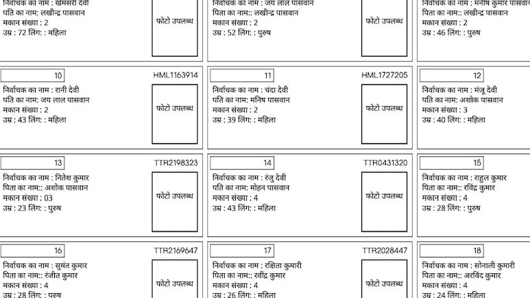 बिहार में रिवीजन के बाद नई वोटर लिस्ट जारी, अपना नाम ऐसे कर सकते हैं चेक बिहार में रिवीजन के बाद नई वोटर लिस्ट जारी, अपना नाम ऐसे कर सकते हैं चेक