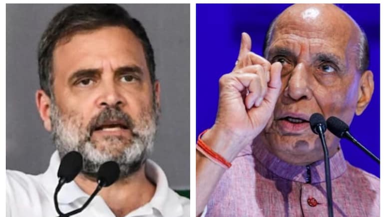 Rajnath Singh Dares Rahul Gandhi To 'Detonate' His 'Vote Theft' Atom Bomb Claim Rajnath Singh Dares Rahul Gandhi To 'Detonate' His 'Vote Theft' Atom Bomb Claim