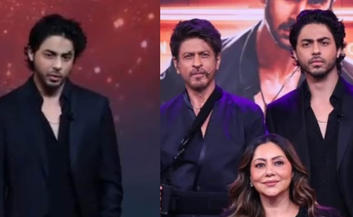 Shah Rukh Khan Gets Emotional As He Calls Aryan Khan On Stage At The Ba***ds Of Bollywood Preview Launch: "Mera Beta Apna Pehla..."