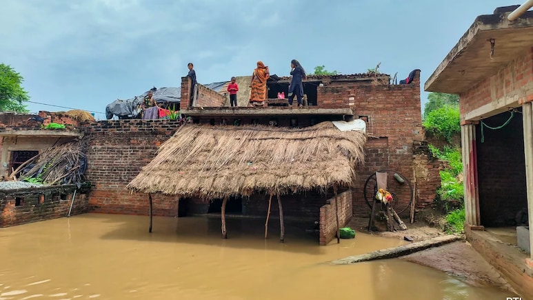 Several Areas In Varanasi Flooded As Ganga Overflows Amid Heavy Rain In UP