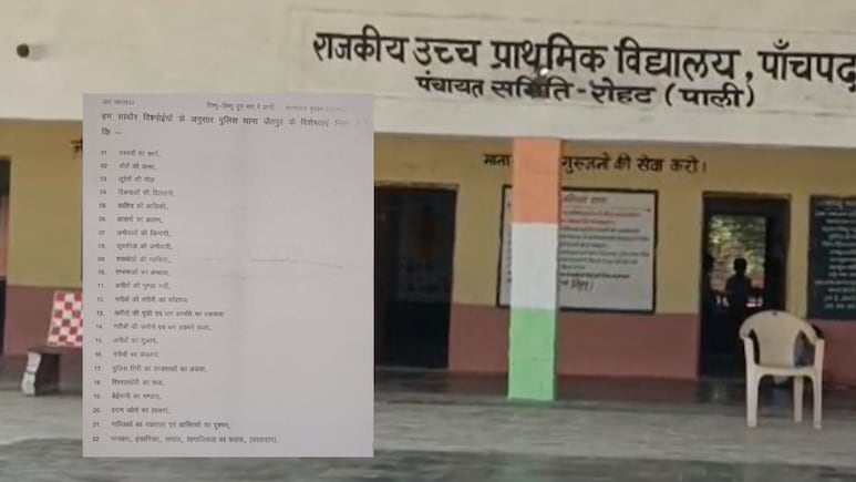 स्कूल में चोरी और शराब पार्टी... फिर दिवार पर चिपकाया थानेदार की विशेषताएं, कहा- खुद को सिंघम समझता है