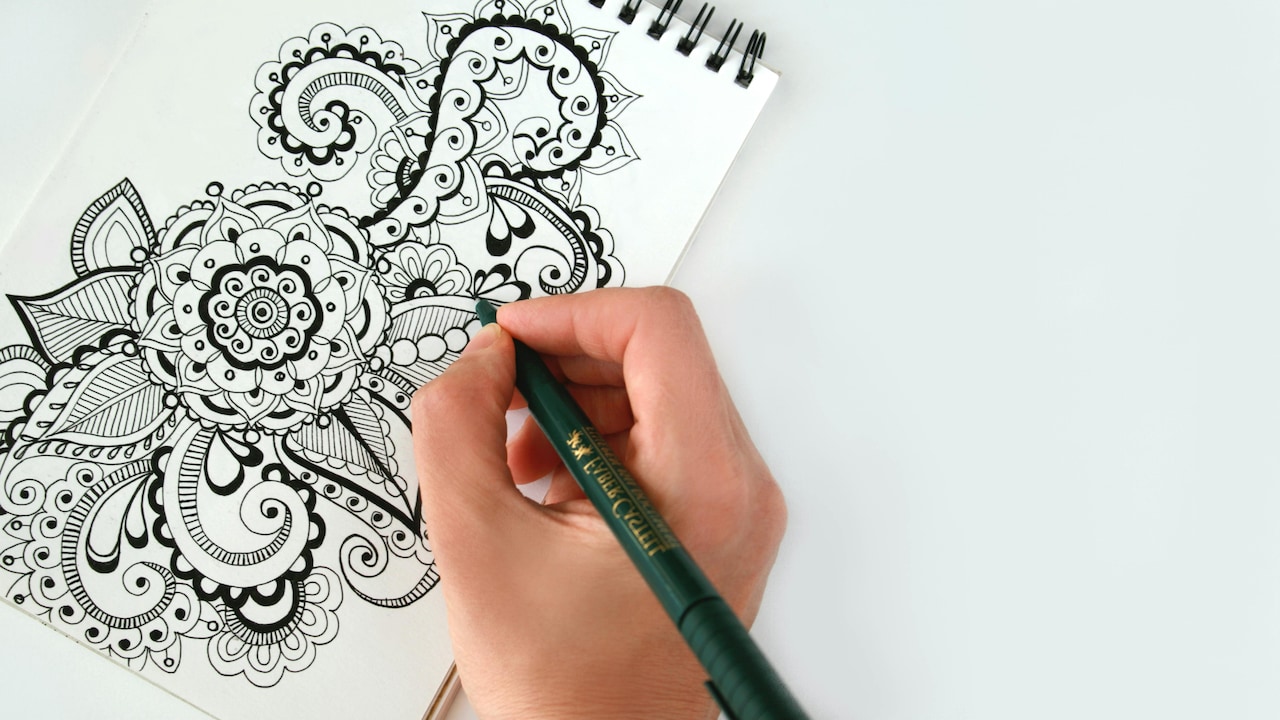 You can make mandala-inspired bookmarks for a fun activity with your kids