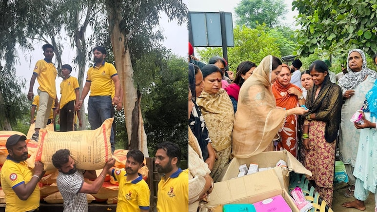 पंजाब के बाढ़ प्रभावित इलाकों में AAP की यूथ और महिला विंग ने संभाला मोर्चा, लोगों को पहुंचा रहे राहत सामग्री पंजाब के बाढ़ प्रभावित इलाकों में AAP की यूथ और महिला विंग ने संभाला मोर्चा, लोगों को पहुंचा रहे राहत सामग्री