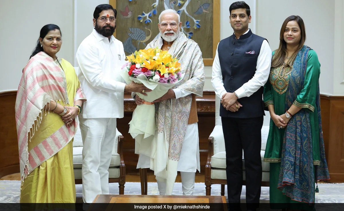 Ню Делхи Заместник главният министър на Махараштра Екнат Шинде се