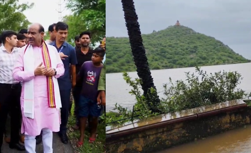 बूंदी जिले में भारी बारिश का कहर, कई जगहों पर पुलिया बही, ओम बिरला ने लिया स्थिति का जायजा