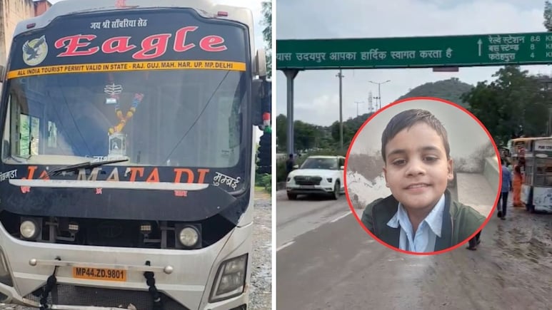 उदयपुर में 9 वर्षीय बच्चे के सिर पर चढ़ाई बस, मौके पर मौत; राम रसोड़े में पूजा के लिए आया था