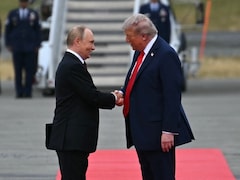 Trump And Putin Share Handshake In Alaska, Ahead Of Talks