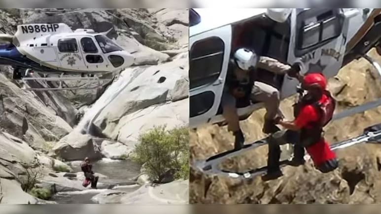 2 दिन तक झरने के पीछे फंसा रहा शख्स, हेलिकॉप्टर से हुआ रेस्क्यू 2 दिन तक झरने के पीछे फंसा रहा शख्स, हेलिकॉप्टर से हुआ रेस्क्यू