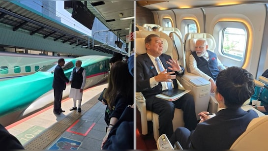 जापानी पीएम के साथ मोदी ने की बुलेट ट्रेन में सवारी, टोक्यो से सेंडाई के लिए हुए रवाना | PM Modi bullet train Japan Sendai from Tokyo