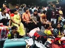 Thane Station Konkan Express : कोकणात जाण्यासाठी 25 तास वेटिंग; गणेशभक्तांचे हाल, स्थानकात तुडुंब गर्दी