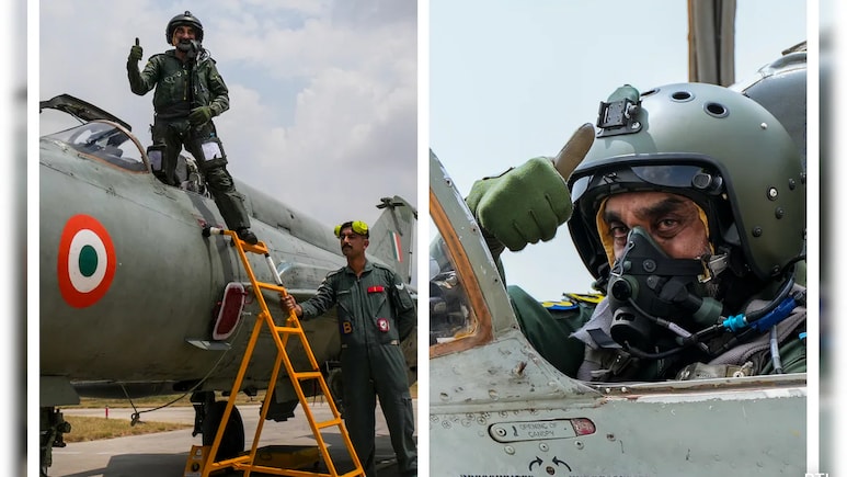 Air Force Chief's Solo Sortie In Symbolic Farewell To Mig-21 Fighter Jets