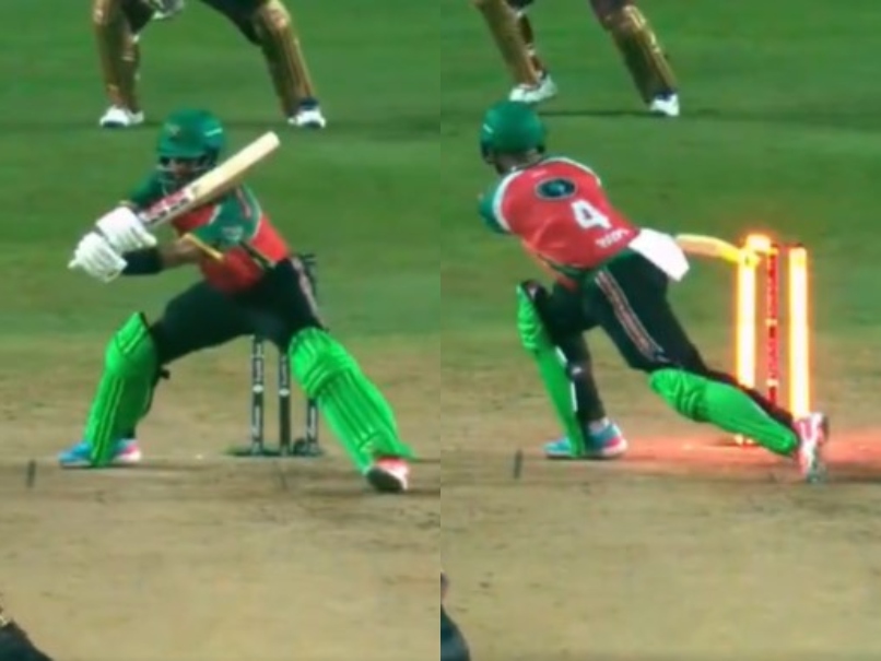 Switch-Hit, Then Hit-Wicket: WI Batter Produces Most Bizarre Dismissal. Watch
