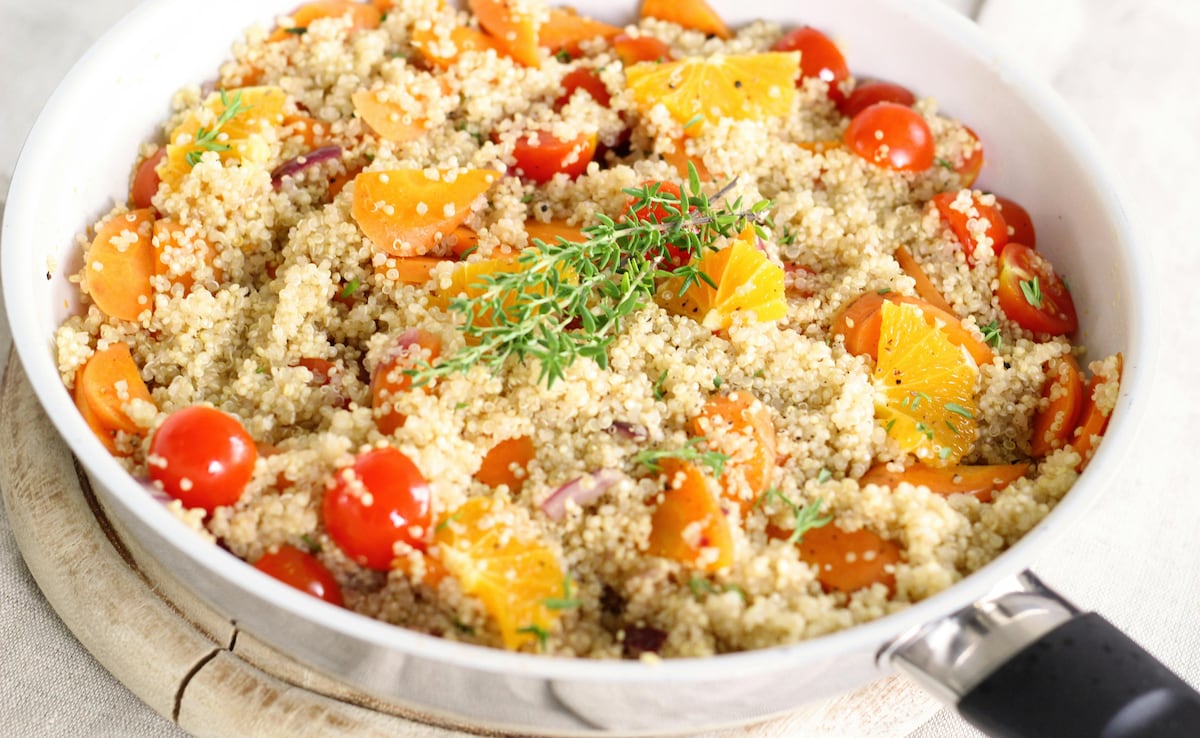 Nutritionist Shares Easy High-Protein Quinoa Stir-Fry