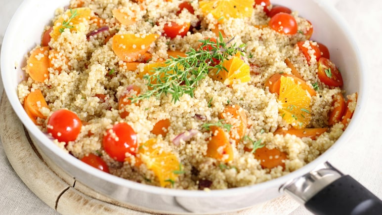 Nutritionist Shares Easy High-Protein Quinoa Stir-Fry