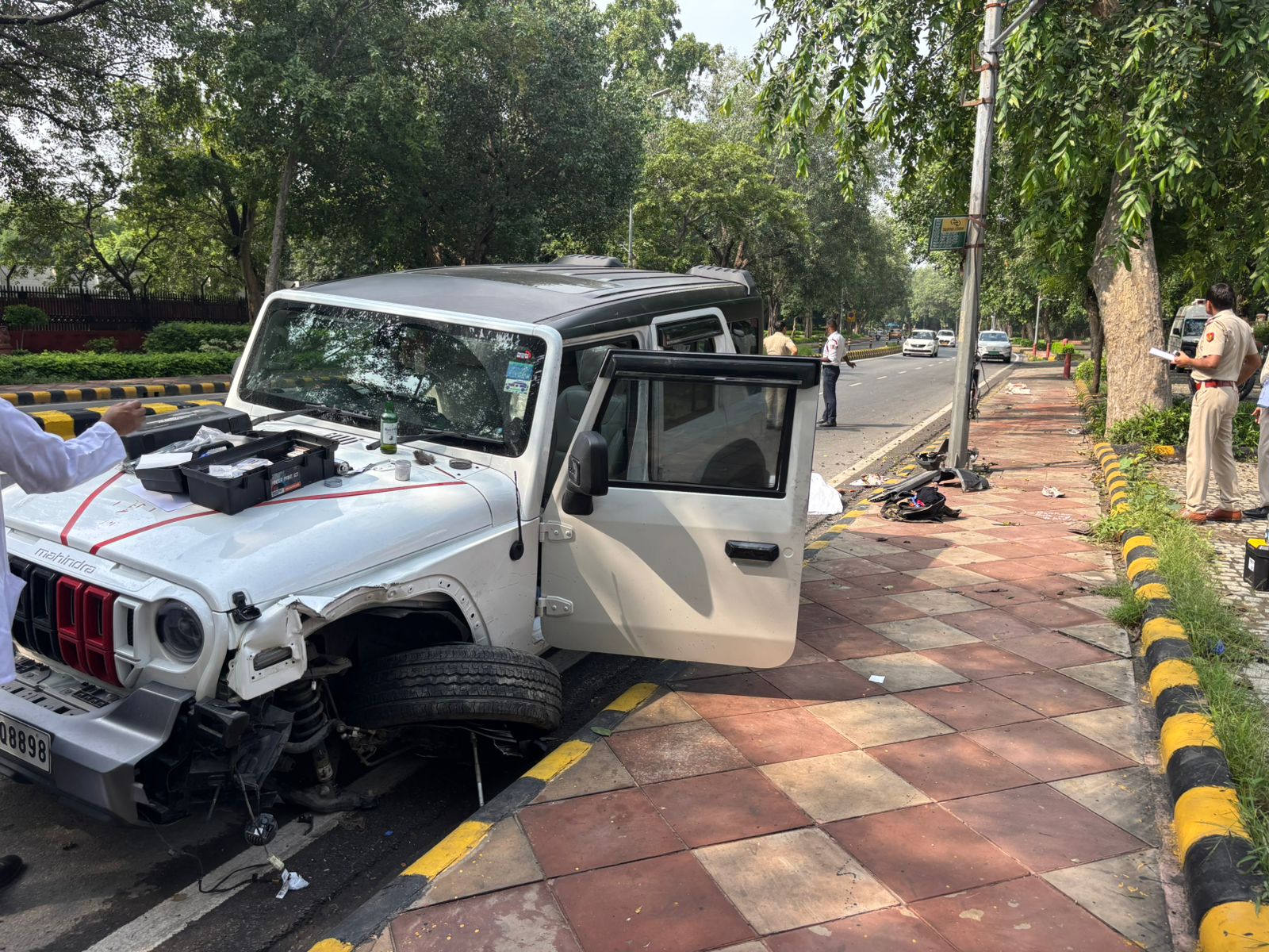 Pedestrian Dies After Speeding Thar Hits Him, Driver Says He Had Dozed Off