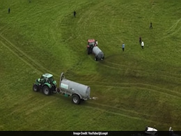 Watch: French Farmers Drench Trespassers With Poop, Video Viral Watch: French Farmers Drench Trespassers With Poop, Video Viral