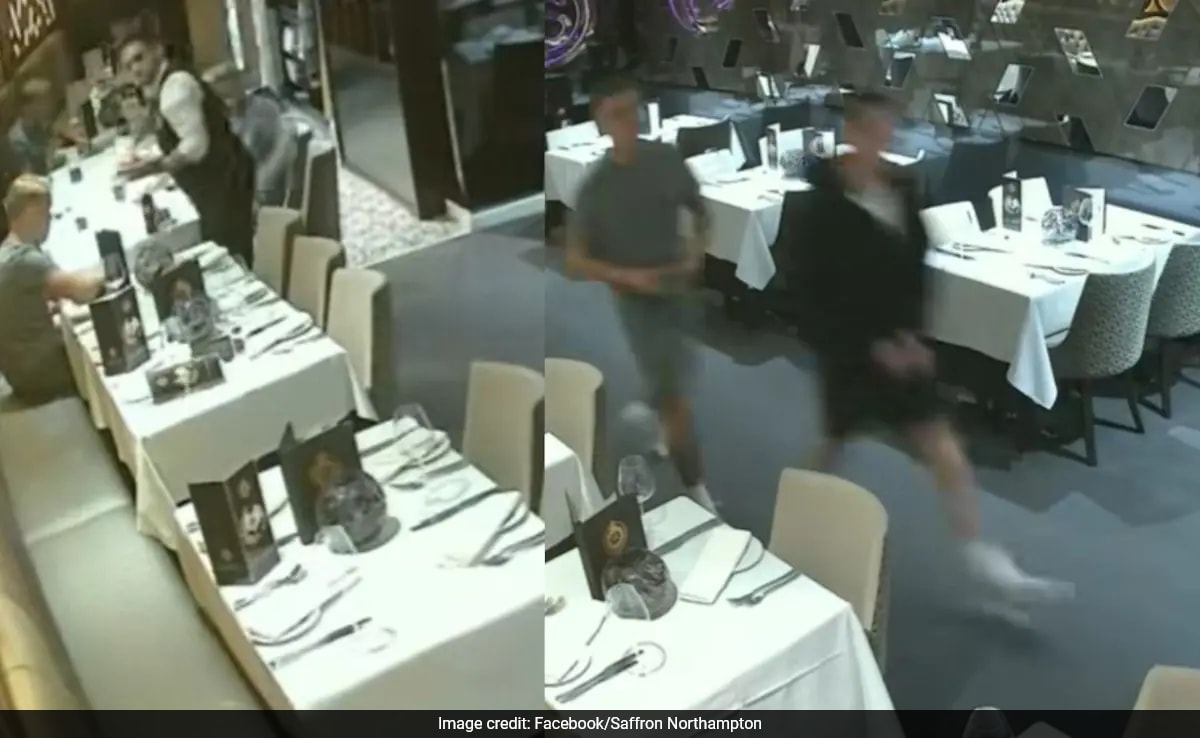 Men Caught on Video Evading Bill at Indian Restaurant in England