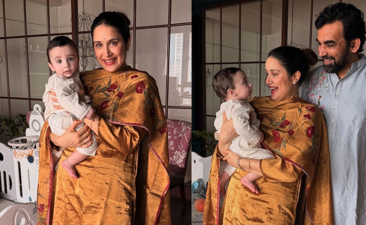 Sagarika Ghatge And Zaheer Khan Introduce 4-Month-Old Son Fatehsinh To Fans On Ganesh Chaturthi