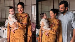 Sagarika Ghatge And Zaheer Khan Introduce 4-Month-Old Son Fatehsinh To Fans On Ganesh Chaturthi