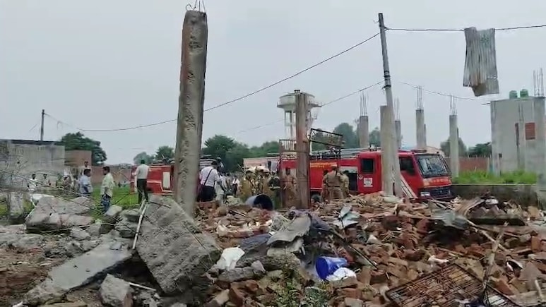 2 Dead In Explosion At Firecracker Factory Inside House In Lucknow 2 Dead In Explosion At Firecracker Factory Inside House In Lucknow