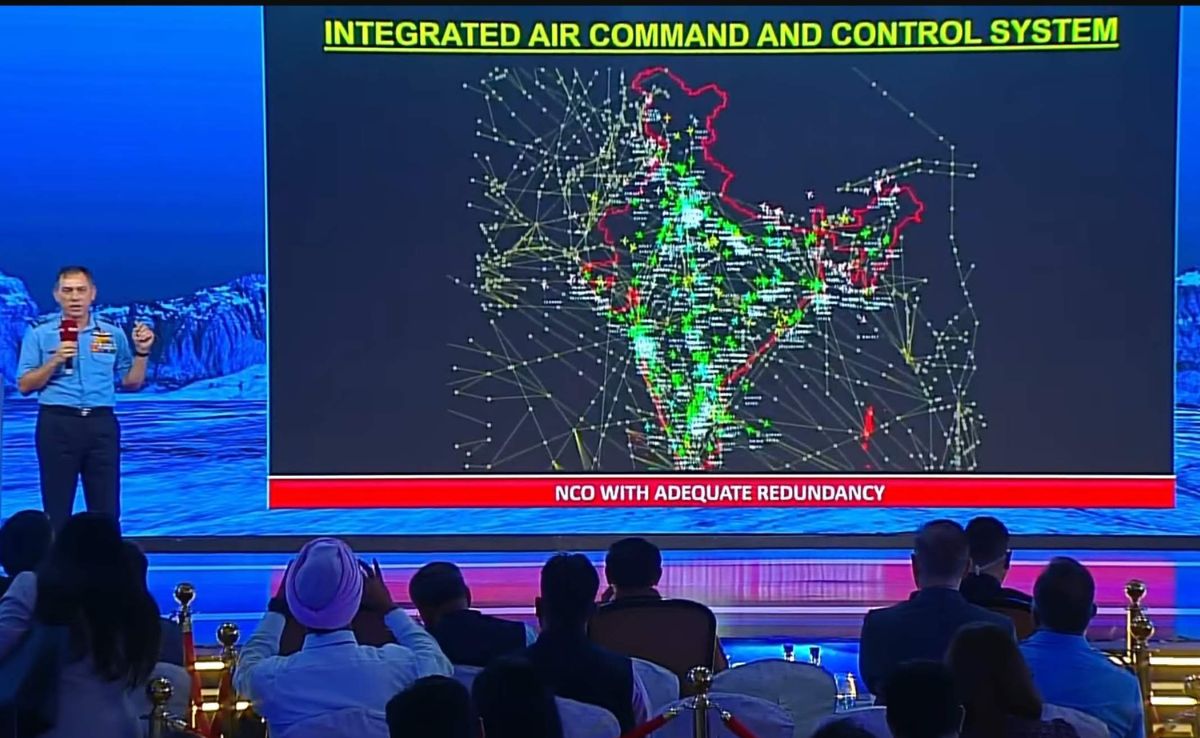 Air Force Shows A Glimpse Of India's Integrated Air Command Map