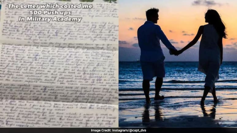 Love Story : 'लव्ह लेटर'साठी 500 पुशअप्स; एका जवानाची अनोखी प्रेम कहाणी 24 वर्षांनंतर उघड, पाहा Video