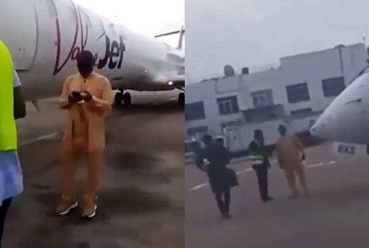 Denied Boarding, Singer Stands In Front Of Plane, Blocks It From Taking Off