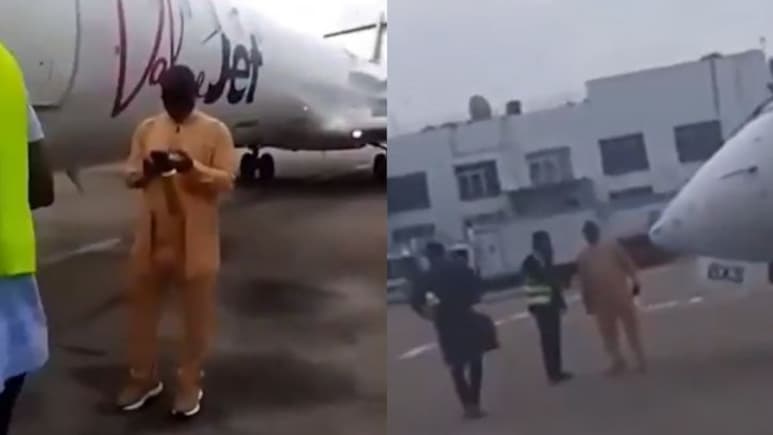 Denied Boarding, Singer Stands In Front Of Plane, Blocks It From Taking Off