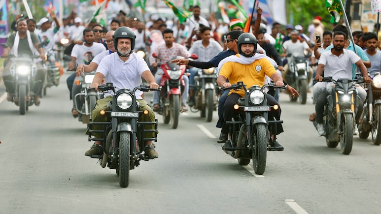 "Arrogance": BJP As Rahul Gandhi Dodges Query On Opposition's Bihar Chief Minister Face Query "Arrogance": BJP As Rahul Gandhi Dodges Query On Opposition's Bihar Chief Minister Face Query