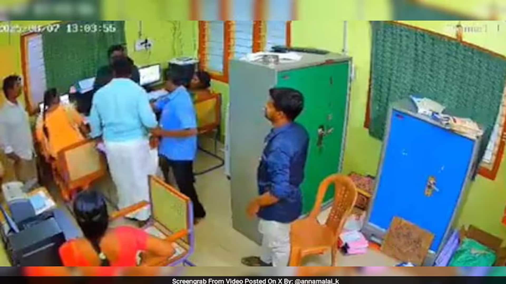 Video: Tamil Nadu Government Staffer Assaulted By Councillor Belonging To DMK Ally