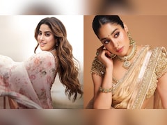 Janhvi Kapoor's Saree Game Is On Point For <i>Param Sundari</i> Promotions