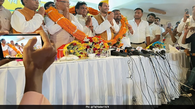 Tej Pratap Announces Formation Of 5-Party Coalition Ahead Of Bihar Polls Tej Pratap Announces Formation Of 5-Party Coalition Ahead Of Bihar Polls