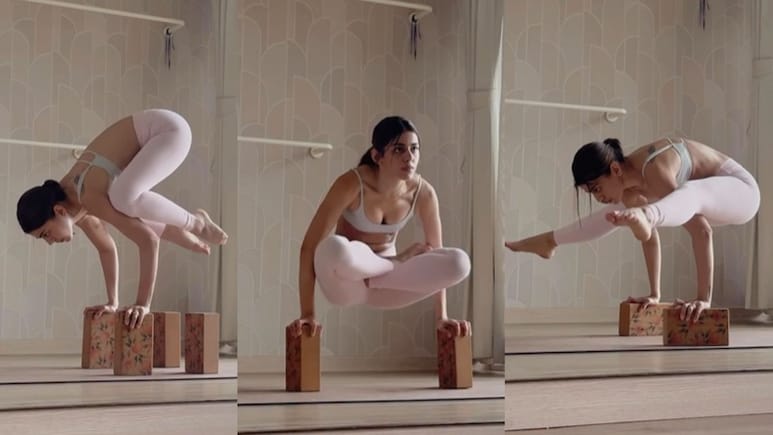 Alaya F's Latest Instagram Post Is All About Acing Three Yoga Poses With Strength And Focus