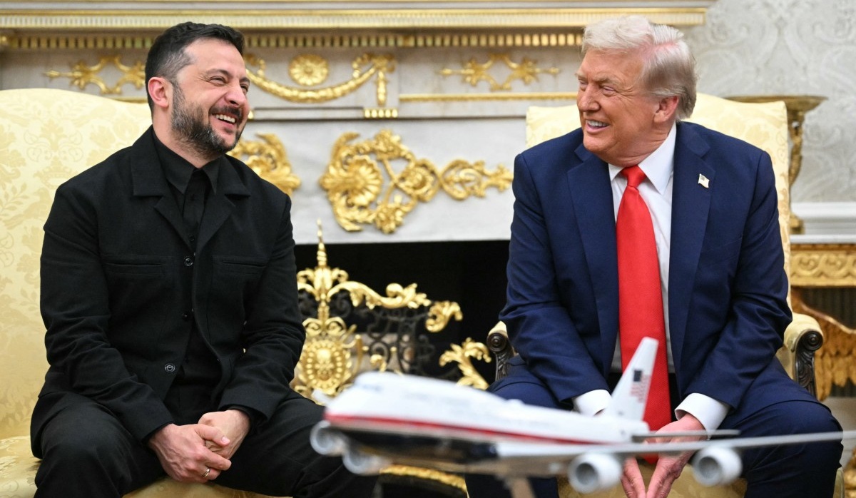 Zelensky Wears Formal Jacket Instead Of Suit, Tie For Meeting With Trump