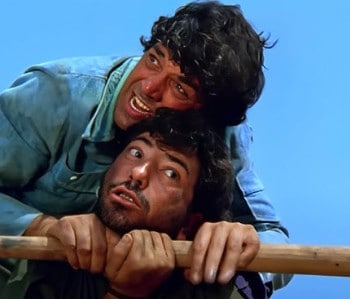 A scene in Sholay A scene in Sholay