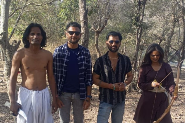 शूटिंग के दौरान गौरव देवासी शूटिंग के दौरान गौरव देवासी